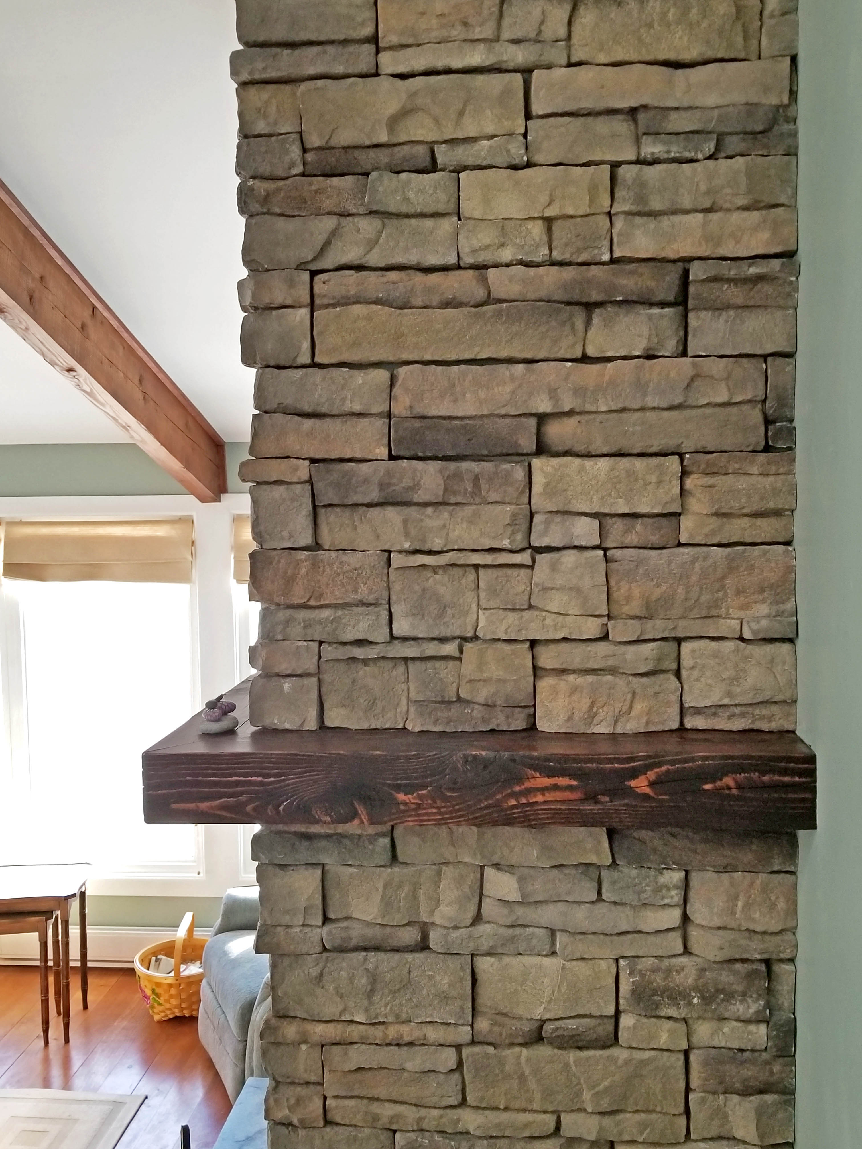 fireplace side