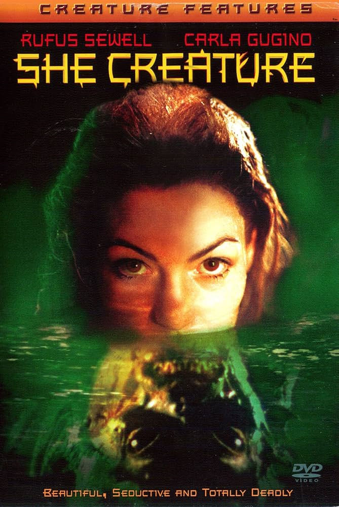 movie poster for mermaid horror movie "she creature"