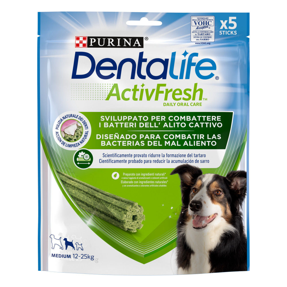 Dentalife Activfresh Snack para Cão Adulto Médio