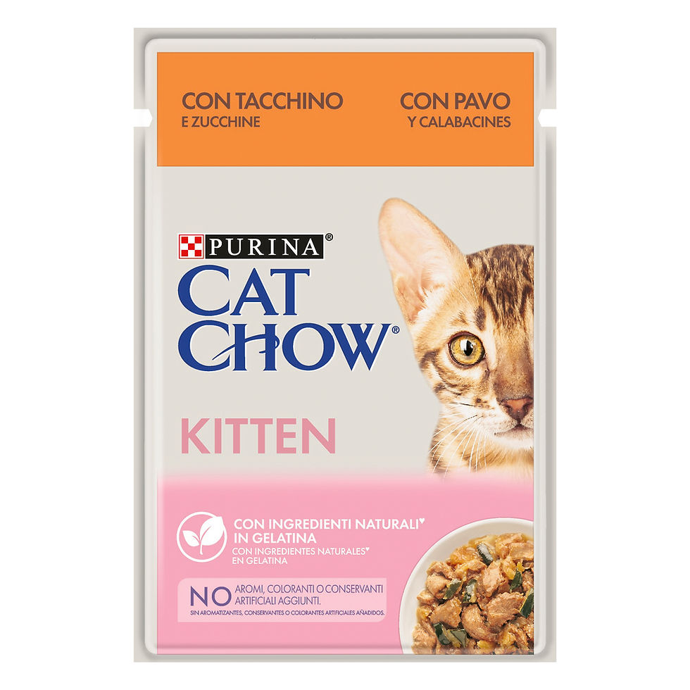 Miniatura: Cat Chow Kitten Peru e Curgete