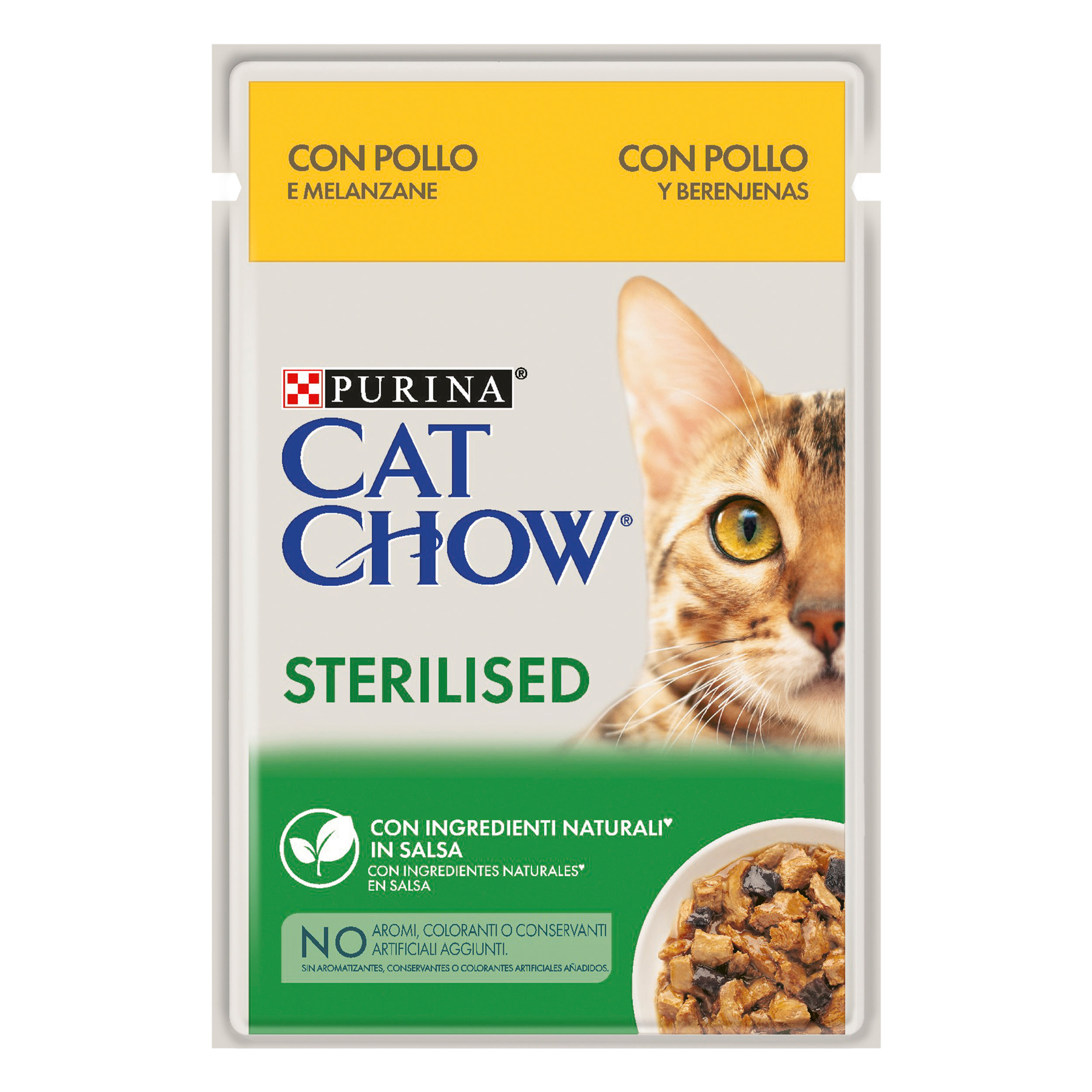 Cat Chow Adulto Sterilised Frango e Beringela