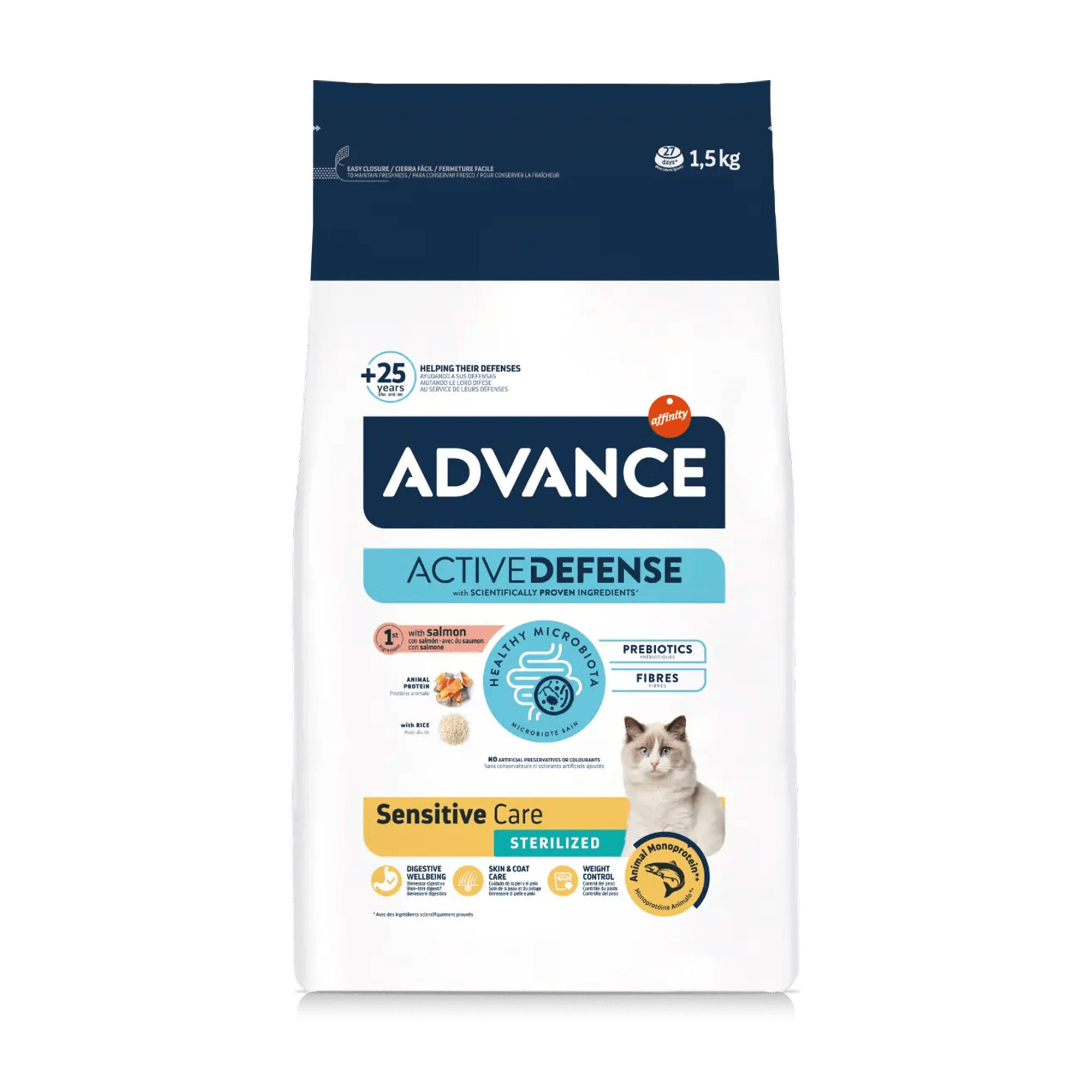 Advance Gato Esterilizado Sensitive Care Salmão