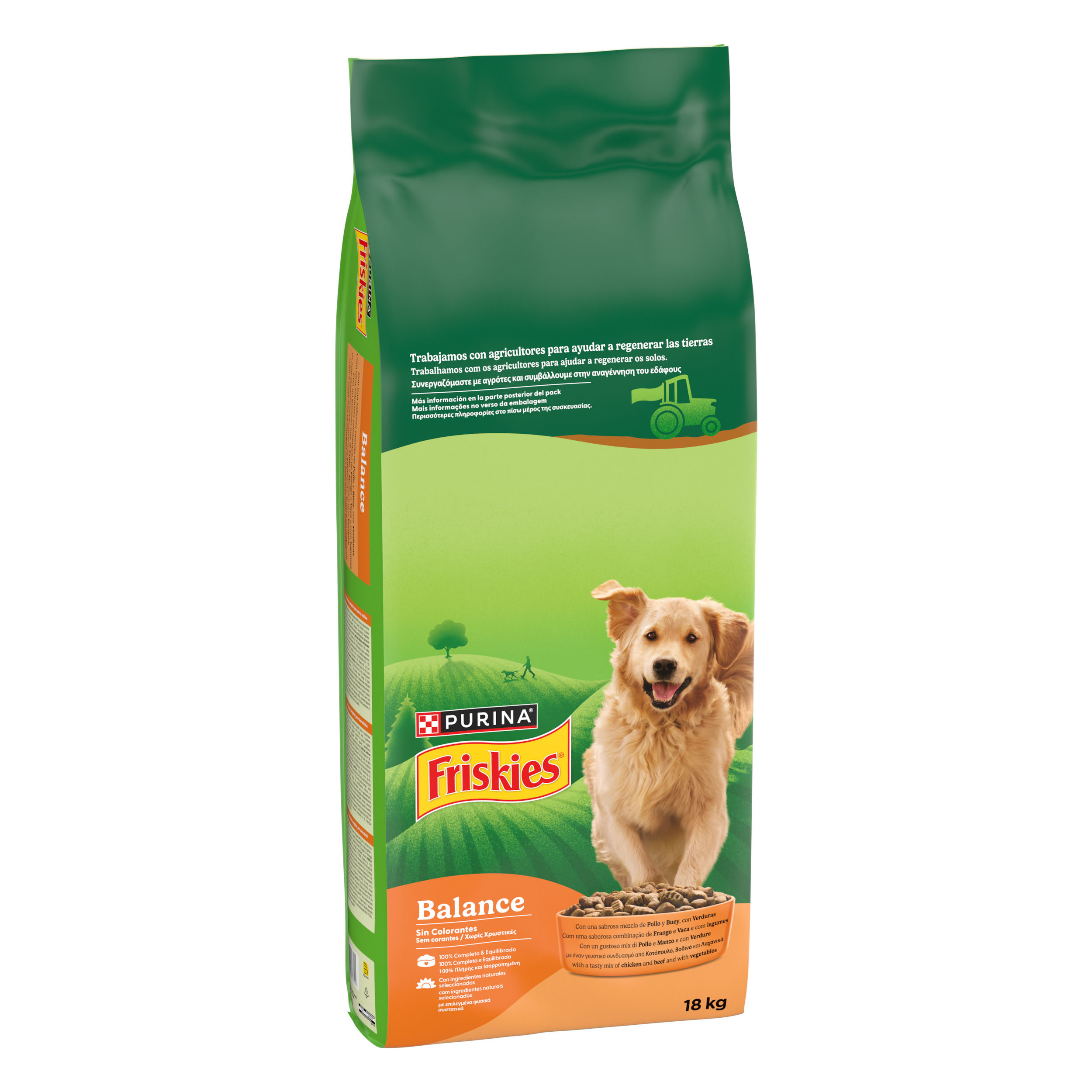 Friskies Cão Adulto Balance Frango, Vaca e Legumes
