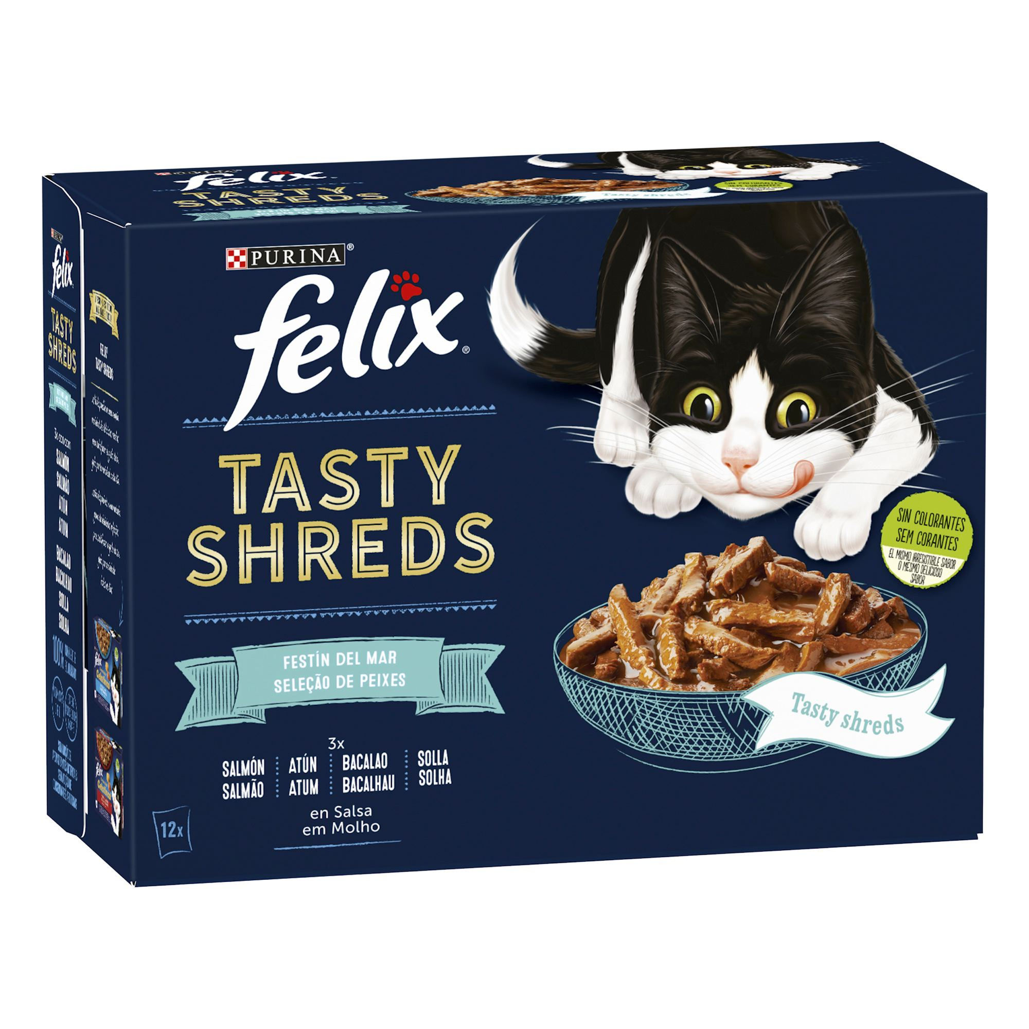 Felix Tasty Shreds Seleção de Peixes