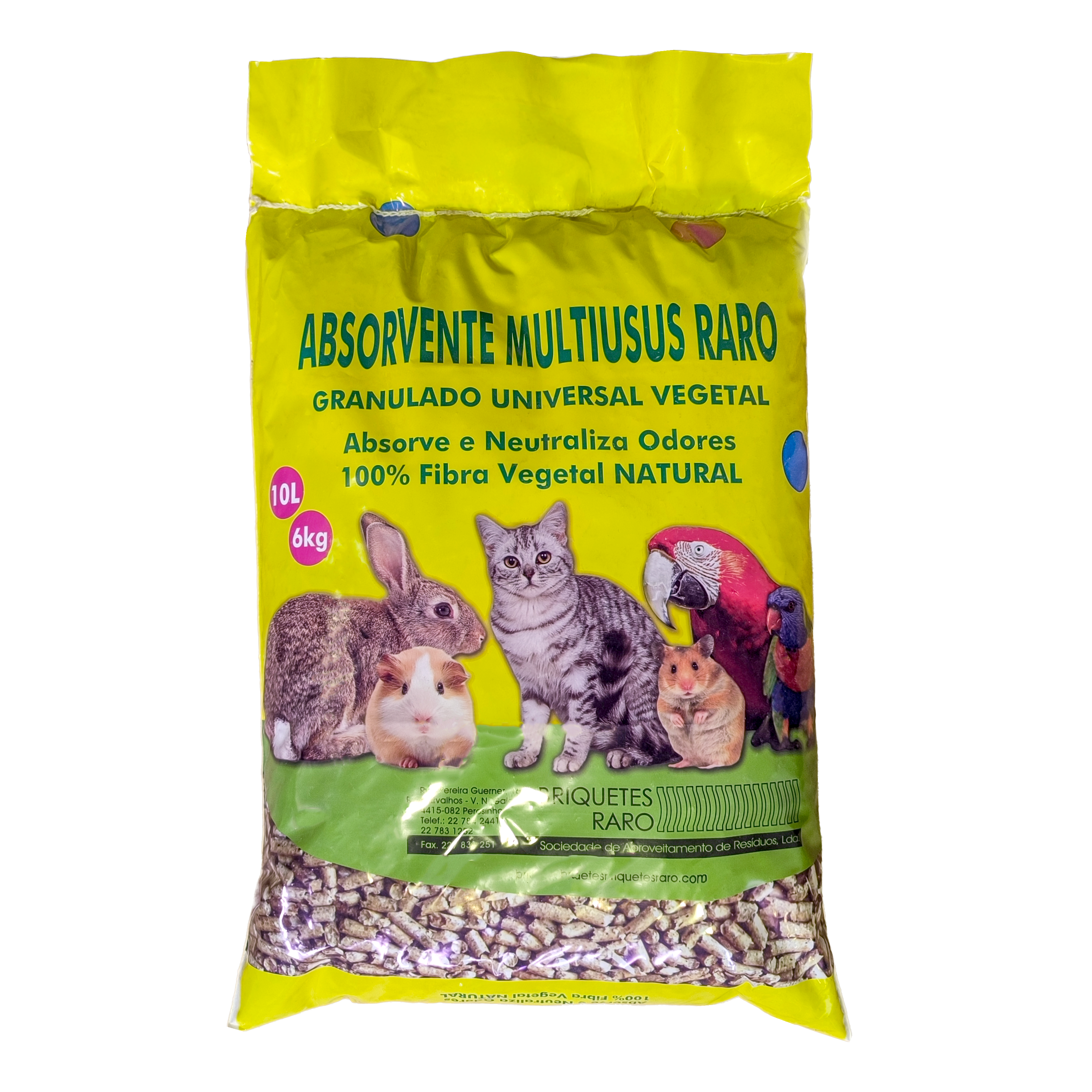 Briquetes Raro Absorvente Multiusos