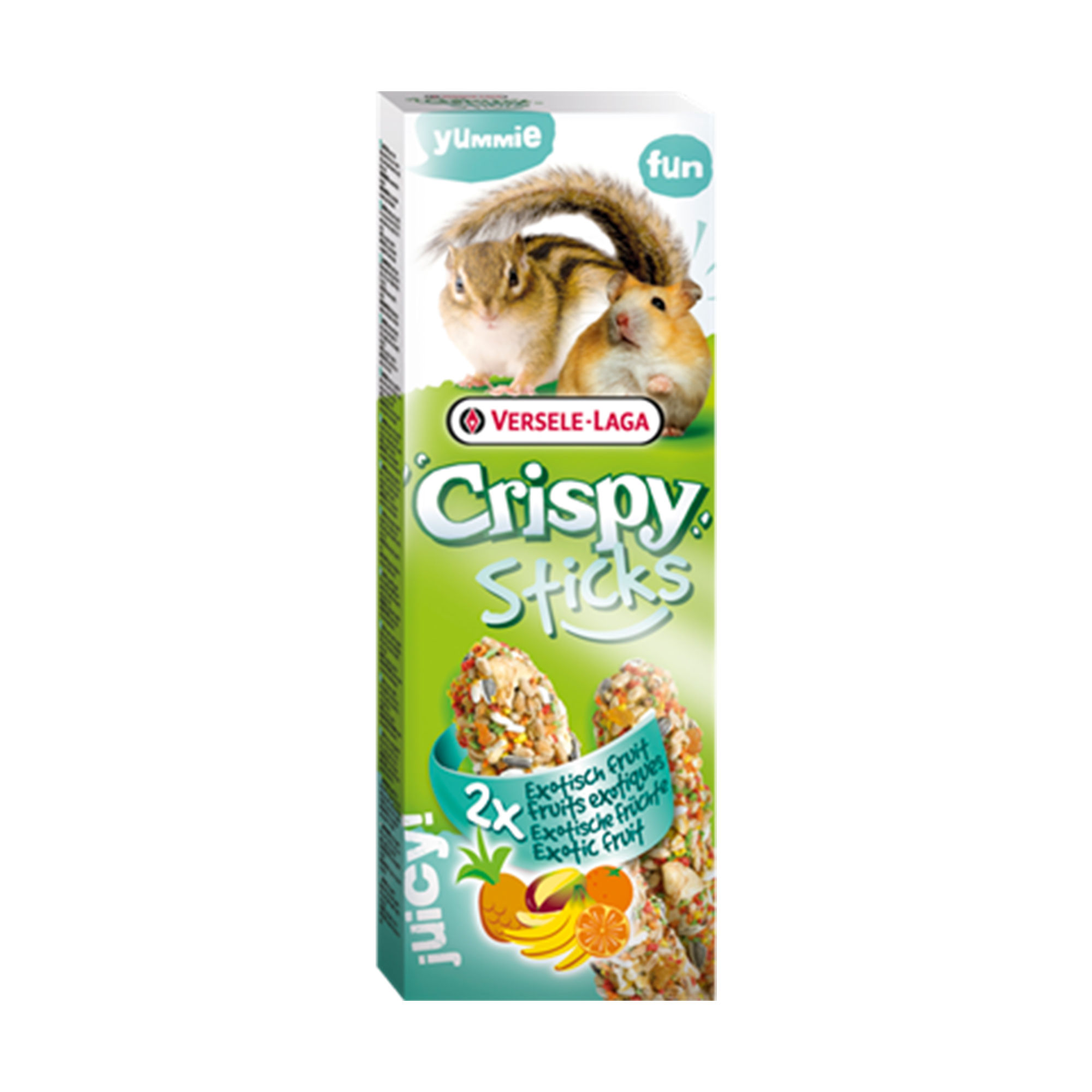 Crispy Sticks Hamster e Esquilos Frutas Exóticas