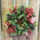 Thumbnail: Artificial Glitter Red Drum Christmas Wreath