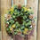 Thumbnail: Artificial Christmas Wreath Gold Poinsettia