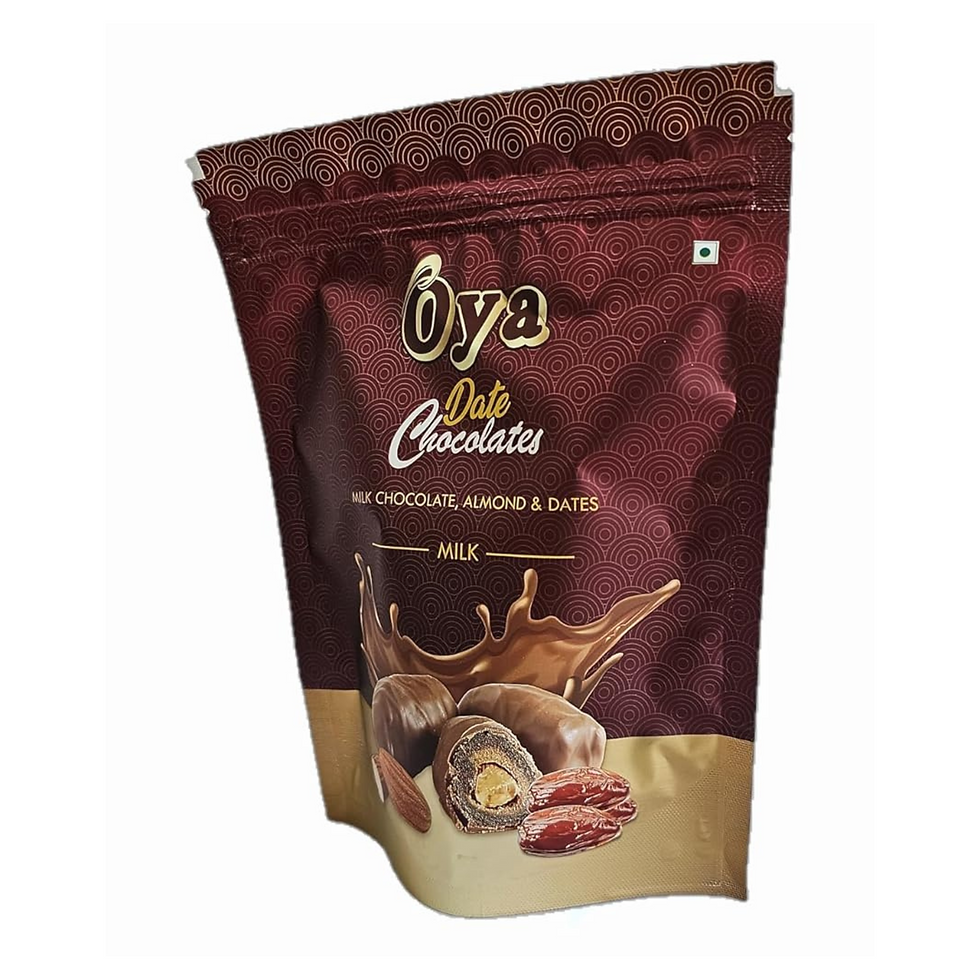 Thumbnail: Chocolate Crunchy Almond Dates (Milk)