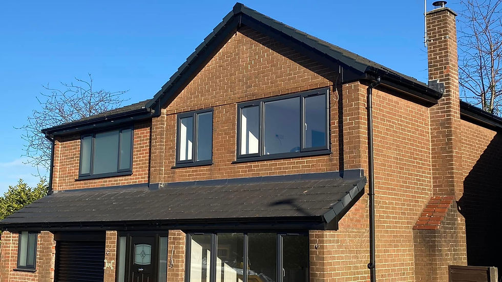 Grey fascia and soffits