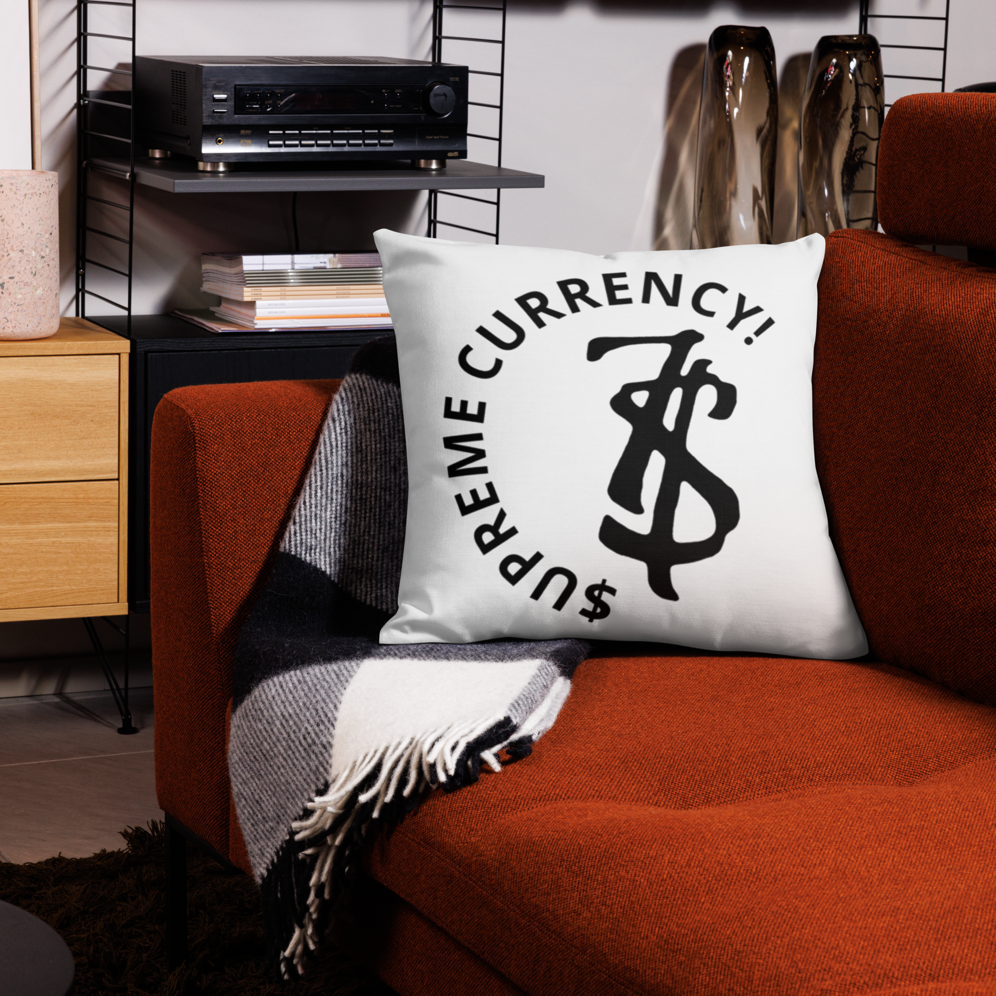 Supreme Currency Premium Pillow