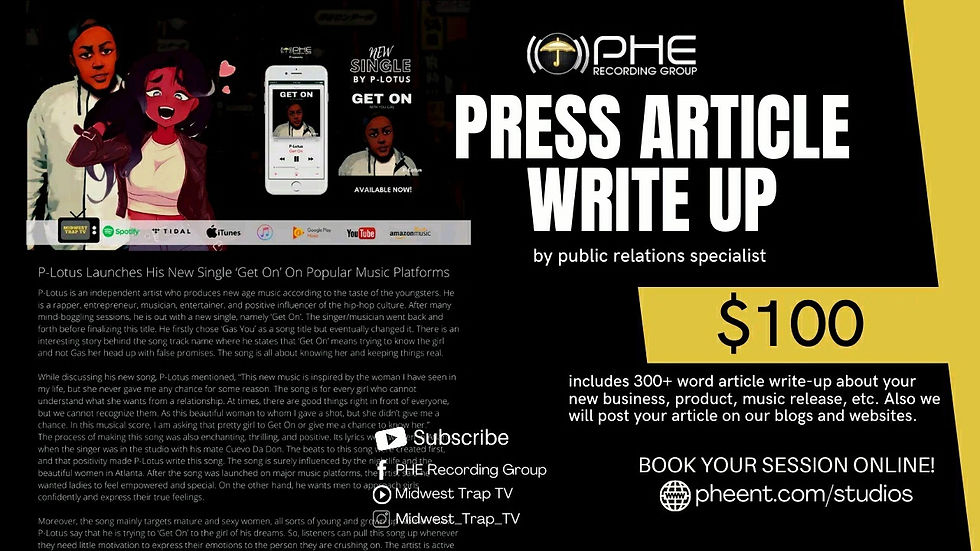 Press Article Write-Up: $100