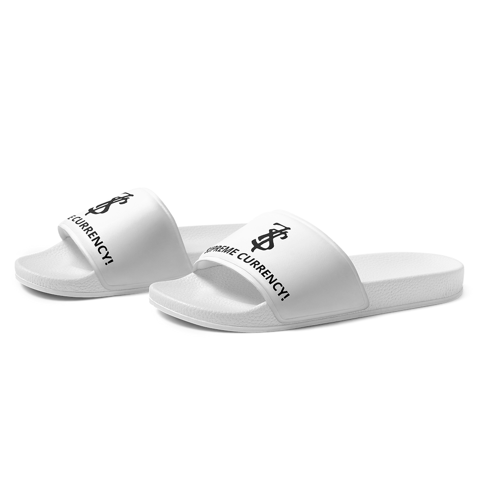 Thumbnail: Supreme Currency Black Logo Men’s Slides