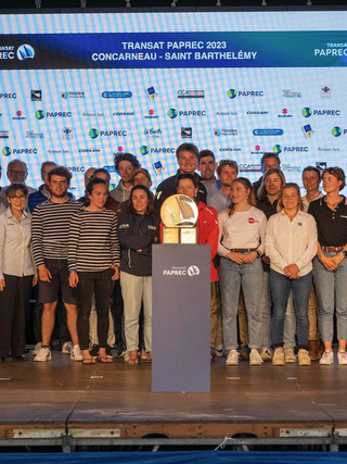 LES SKIPPERS À L’HONNEUR SUR LE VILLAGE DE LA TRANSAT PAPREC