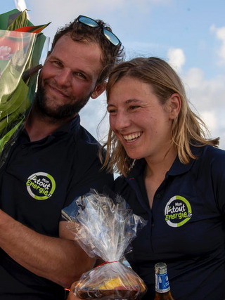 FLASH INFO : ARTHUR HUBERT ET COLOMBE JULIA (MONATOUTÉNERGIE.FR) NEUVIÈMES DE LA TRANSAT PAPREC !