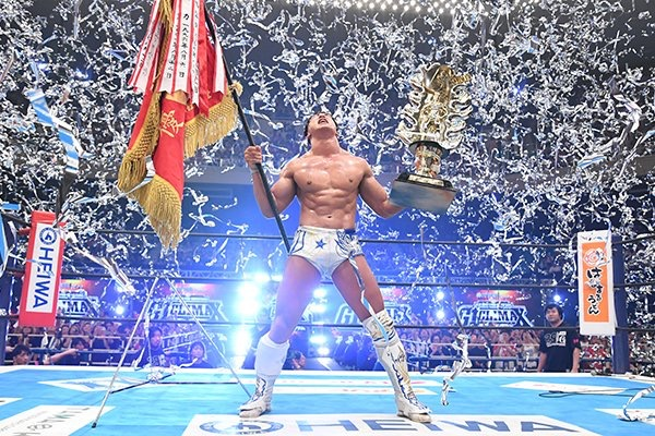 Ibushi after his 2019 G1 win