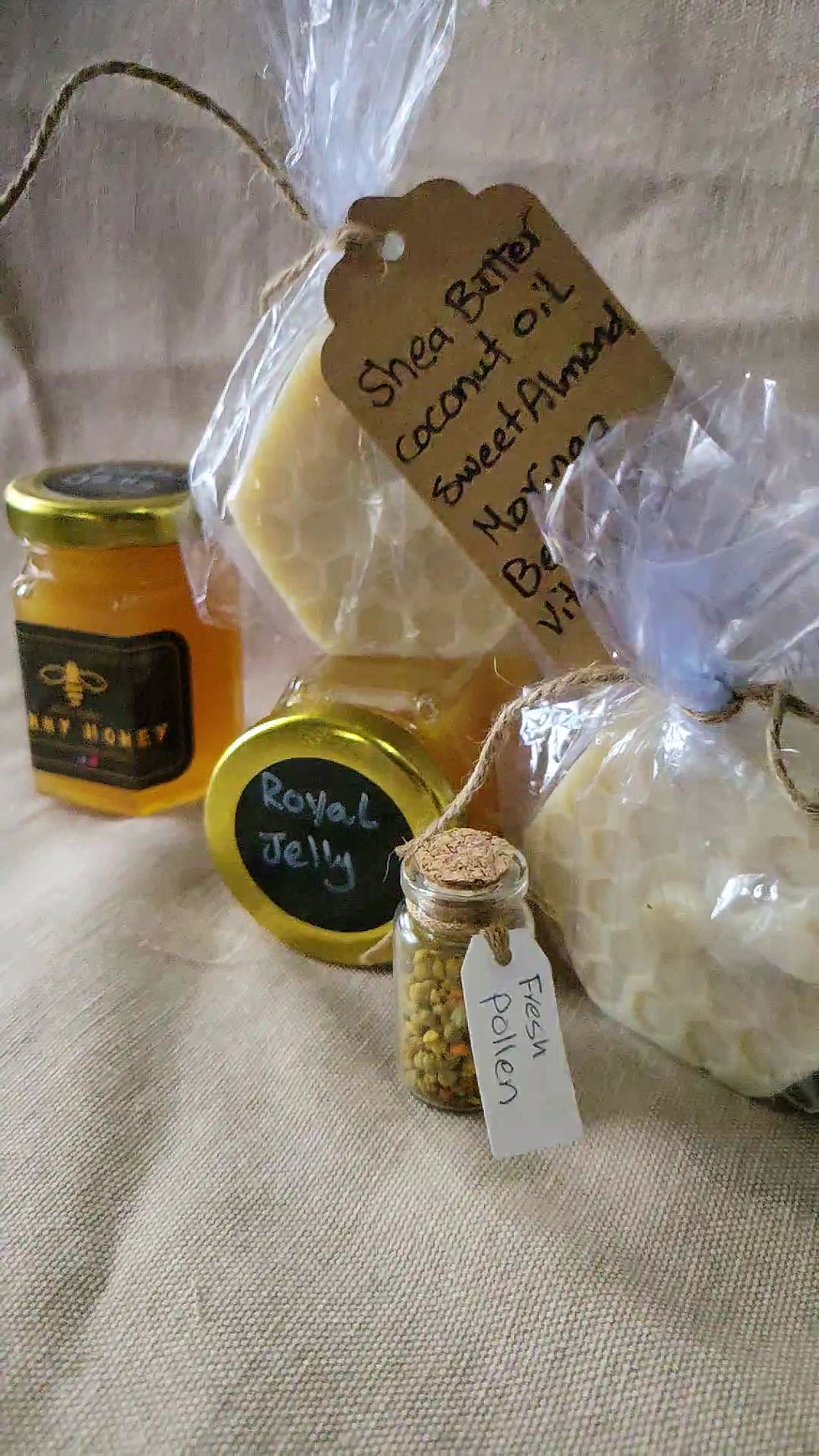 Thumbnail: Handmade Soap Bars with 100% pure honey and bees wax