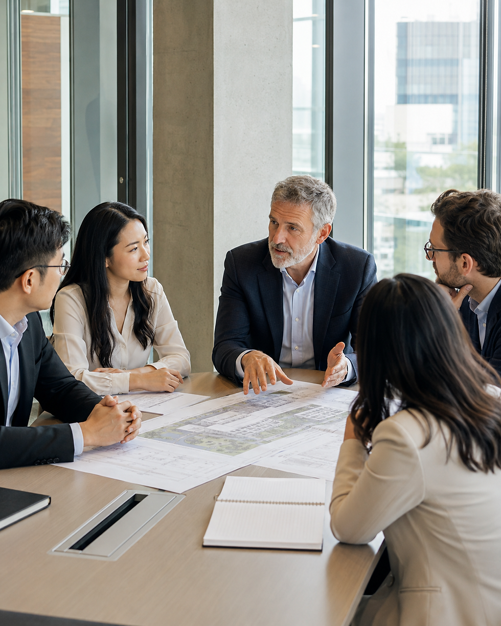 meeting - 3m2f-3asian-drawings-table in room.png