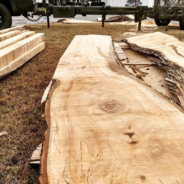 Norway Maple slabs for table