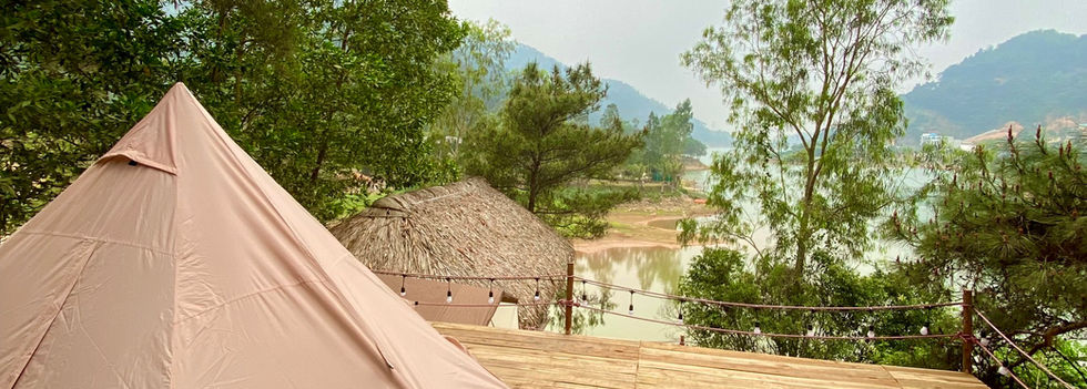 Cắm trại đêm tại Lakeside homestay hồ Đồng đò