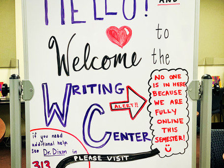 Writing Center Adapts to Pandemic Conditions