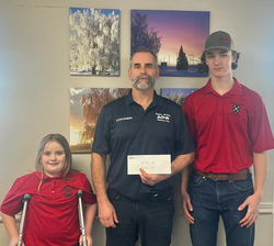 Dauphin 4H Scholarship donation