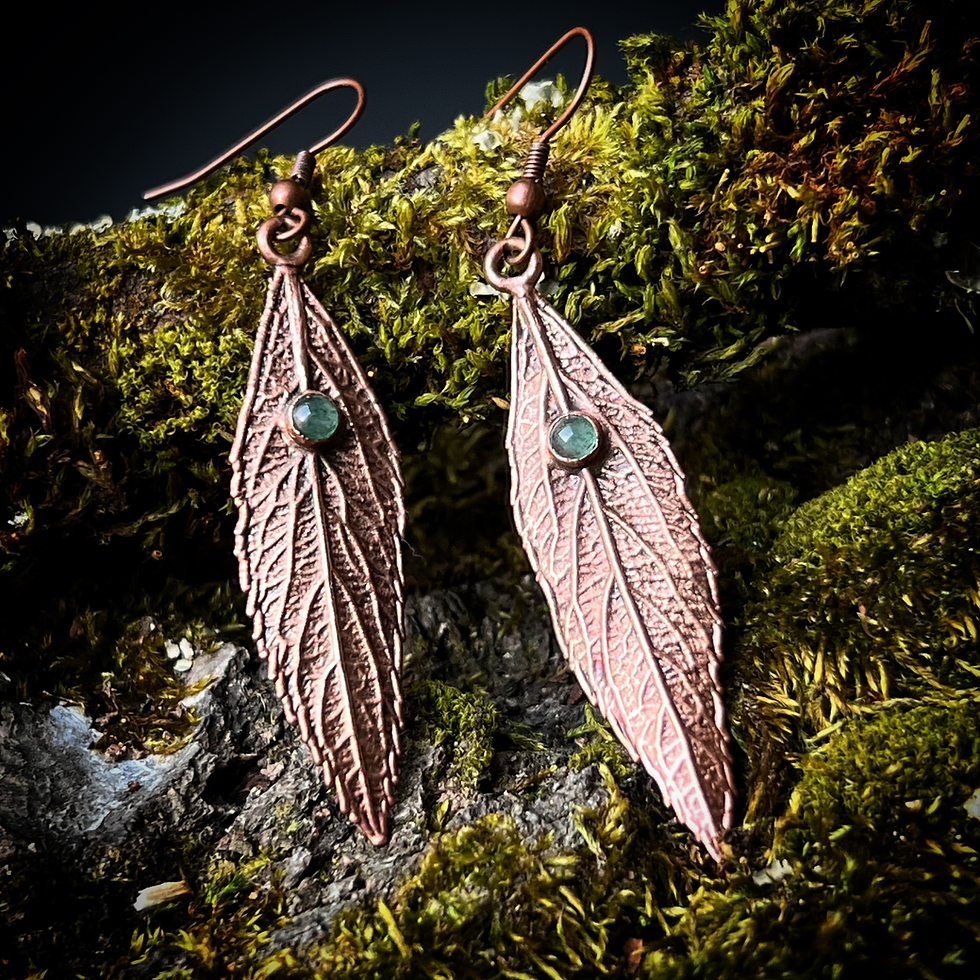 Miniaturbild: Spiraea Ohrringe | Aventurin verkupfert