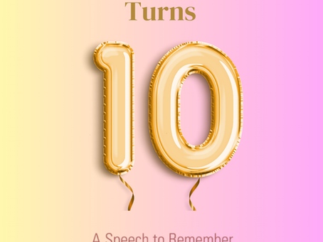 Cue the Applause: A Speech to Remember Turns 10