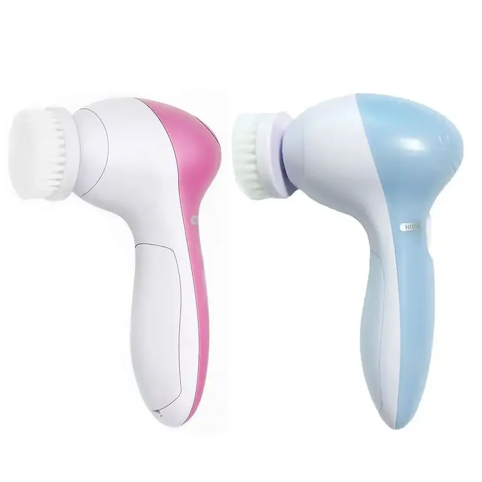 Thumbnail: Electric 5-in-1 Facial Cleaning Brush with Vibration Massage