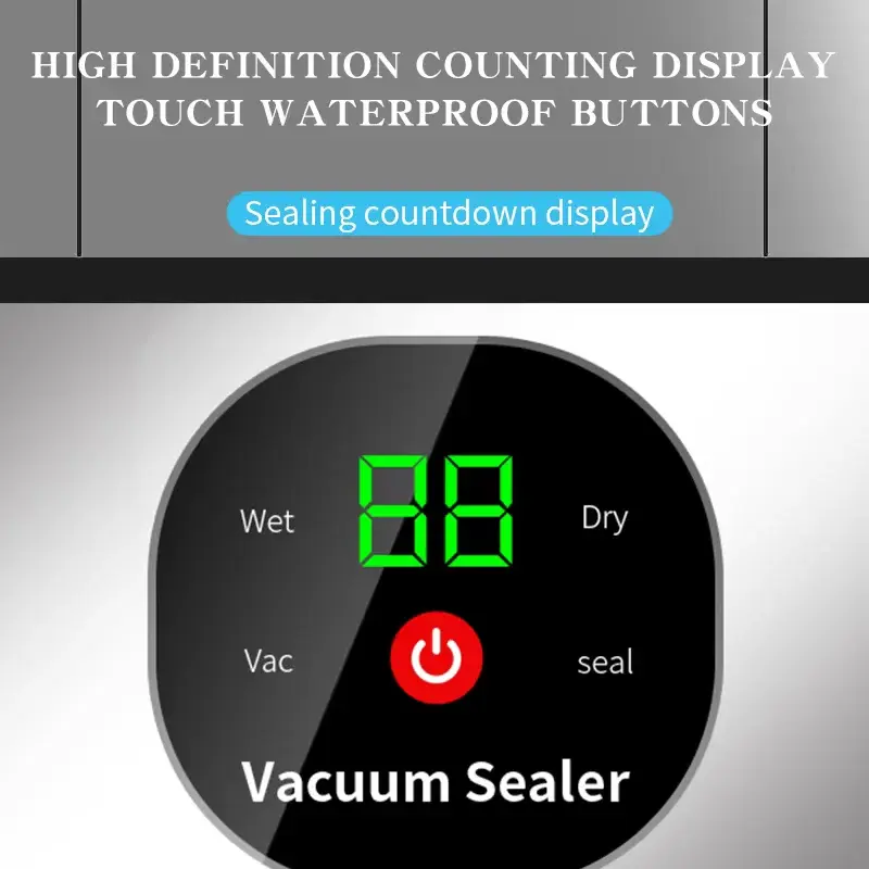 Thumbnail: Rechargeable Wireless Vacuum Sealer with Countdown Display and Waterproof