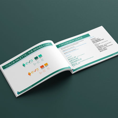 Color Palette Sub Brands Continued and Typography Usage