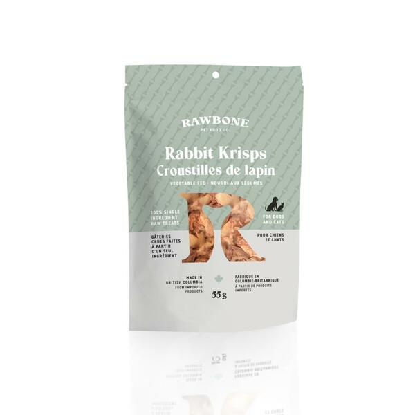 RAWBONE Vegetable Fed Rabbit Krisps 55GM