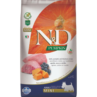 FARMINA N&D Dog Pumpkin Lamb and Blueberry MINI 7kg