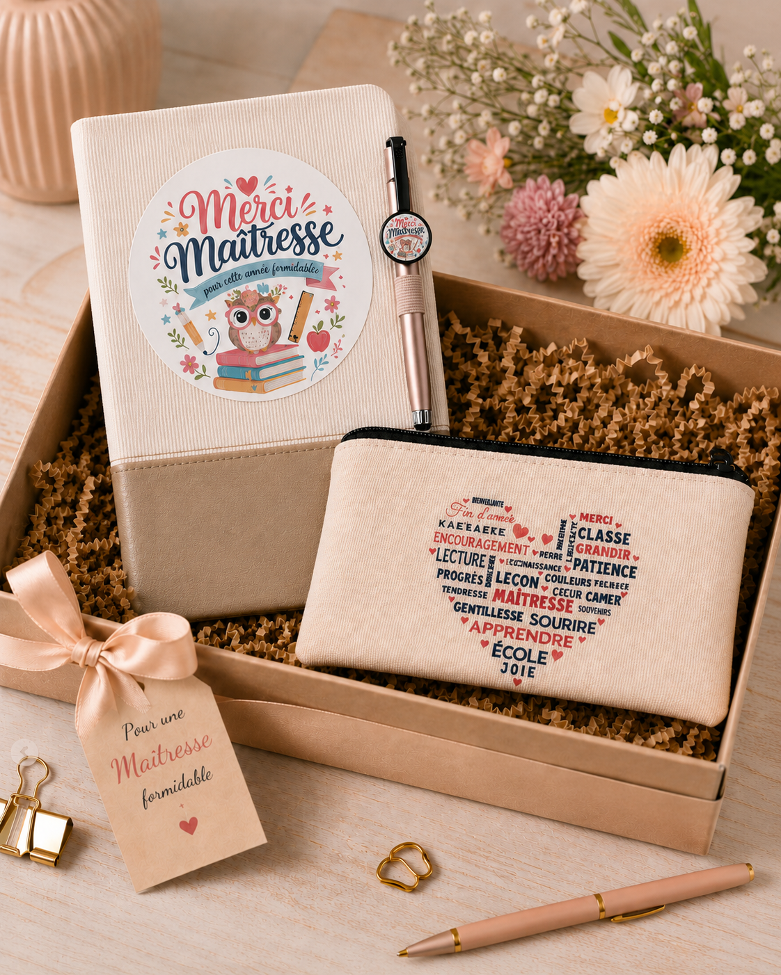 Coffret maîtresse personnalisé