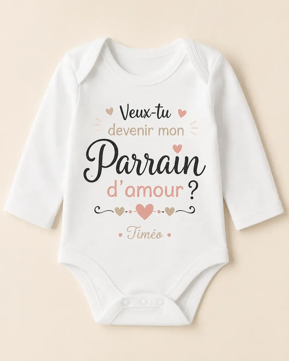 Miniature : Body bébé personnalisé