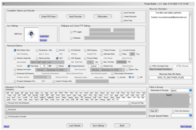 user interface of the Thanos software