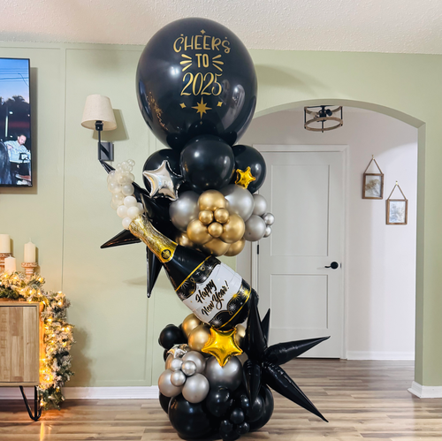 邦楽 apartment balloon Botanical - 7x7 Frame Install Piece with Neon Sign — Paris312