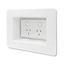 ASAREC-GPO Recessed Wall Socket 