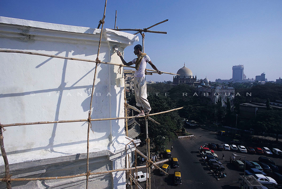Peintre, Mumbai, Inde.
