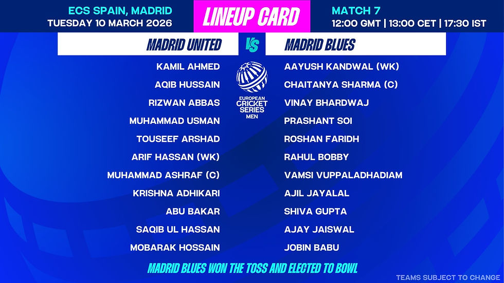 ECS Madrid Match 7 lineups are in 