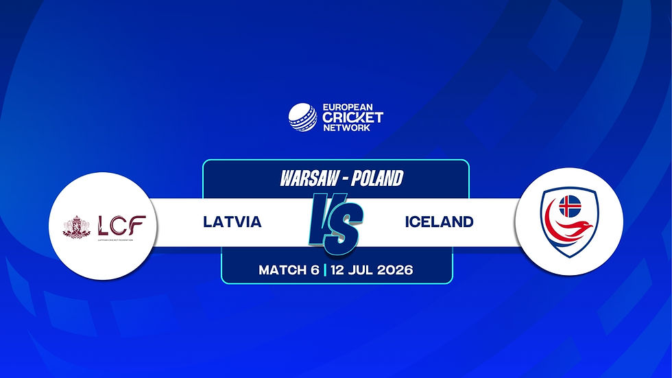 Latvia vs Iceland Preview: Match 6 of ECN Poland, Euro T20 Cup, 2026