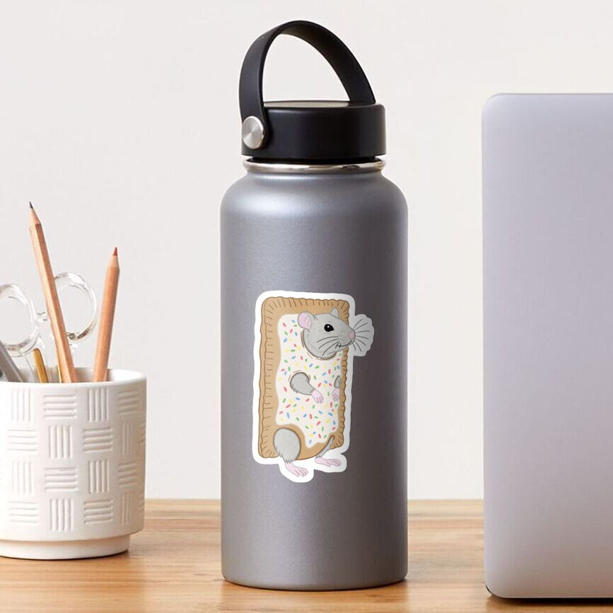 Toaster Pastry Rat Vinyl Sticker