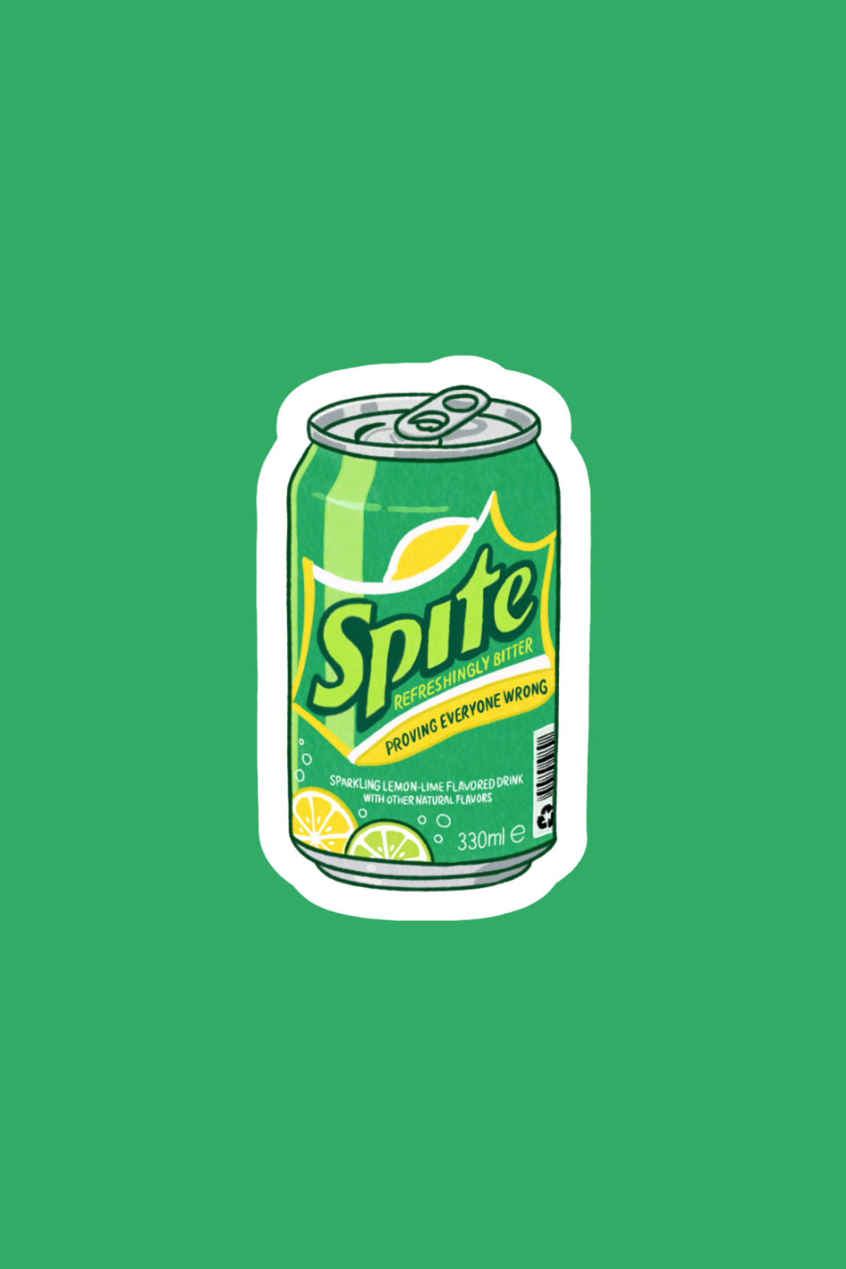 Spite Can Vinyl Sticker