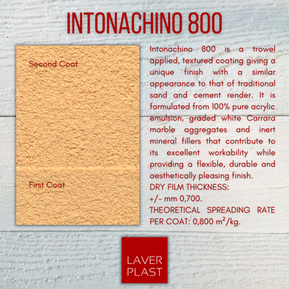Laver Plast - Paints and Coatings - Intonachino 800  - Decorative Textured Wall Coatings - Acryl Fassadenputz - Акриловая Фасадная Штукатурка - Made in Italy