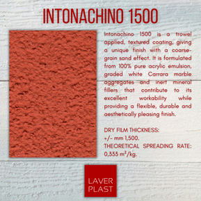 Laver Plast - Paints and Coatings - Intonachino 1500 - Decorative Textured Wall Coatings - Acryl Fassadenputz - Акриловая Фасадная Штукатурка - Made in Italy