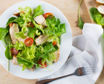 Crunchy Chicken Caesar Salad