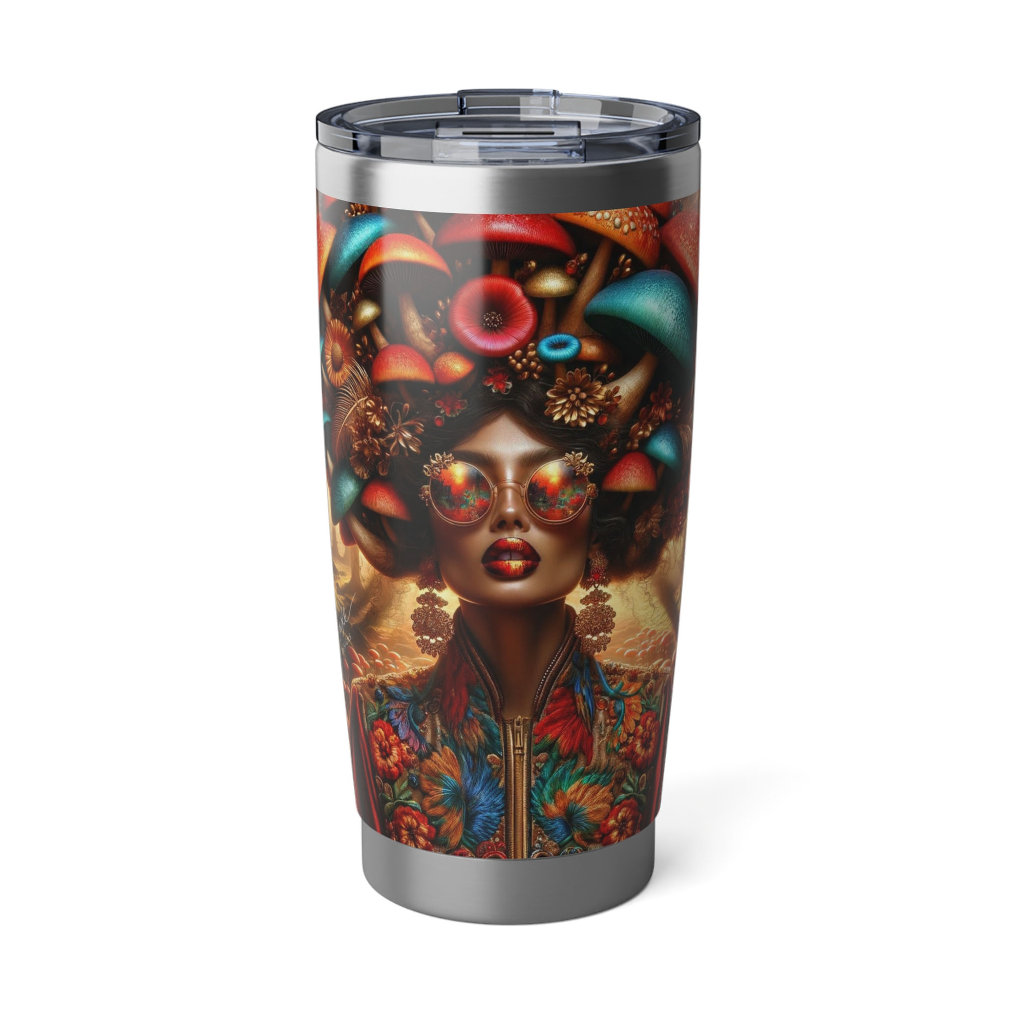 Vagabond 20oz Tumbler "Mushroom Women" by TrayLuxe Design