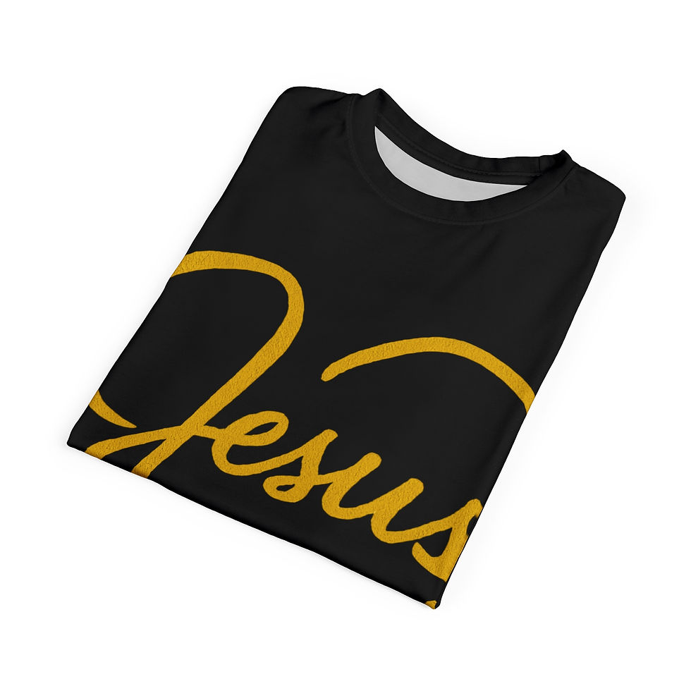 Thumbnail: Jesus Heart Tee | Christian Faith Script Shirt