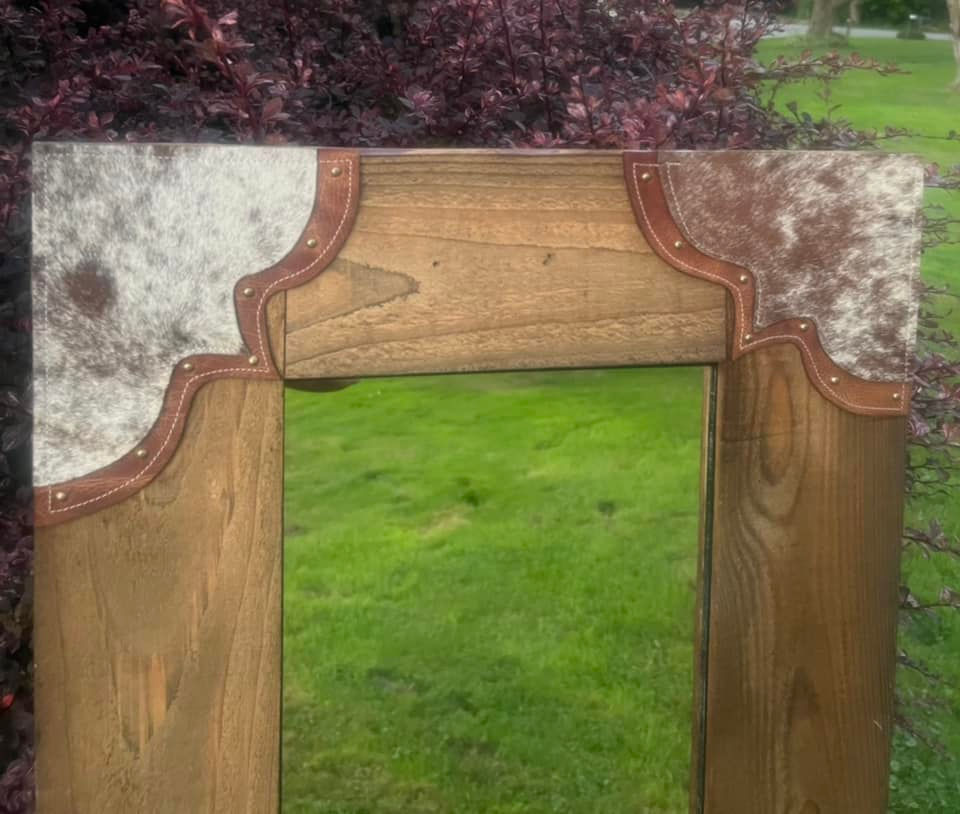Thumbnail: Full Length Cowhide Mirror