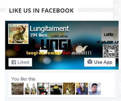 Like Lungitaiment in Facebook